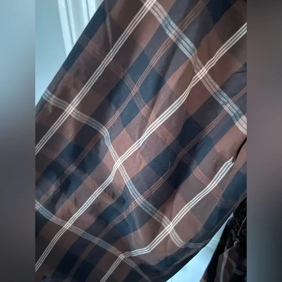 J.Crew Smocked Puff-sleeve Dress in Friday Plaid - Picture 6 of 7